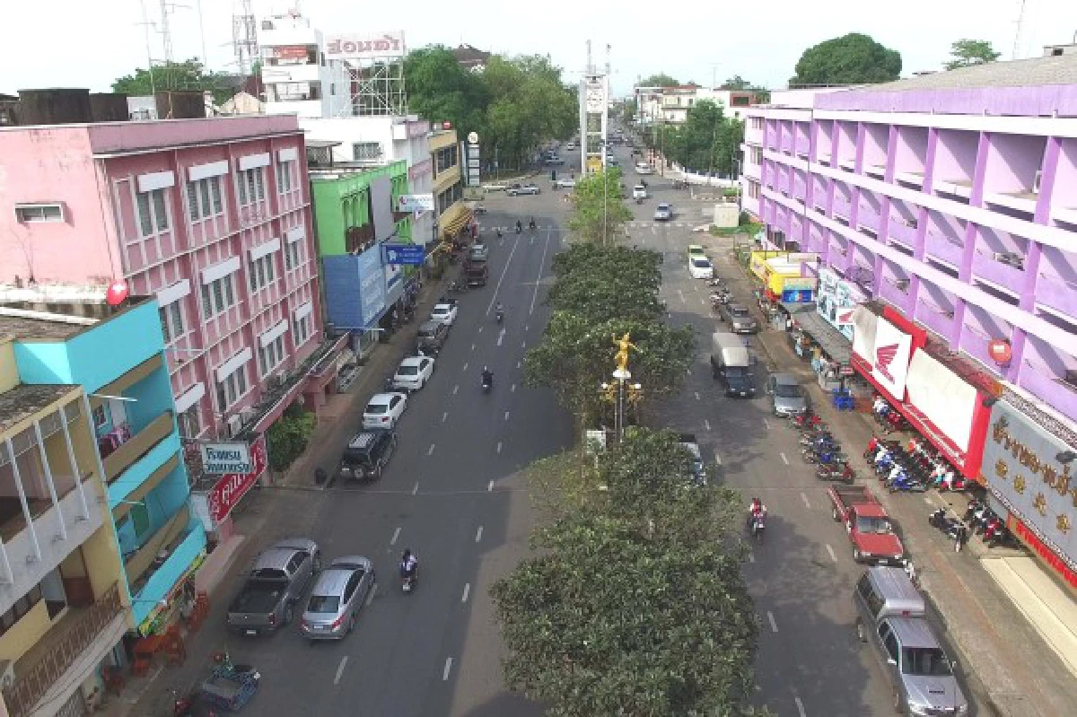 เปิดภาพมุมสูงเมืองตรังสุดเป็นระเบียบหลังนำสายไฟลงดิน