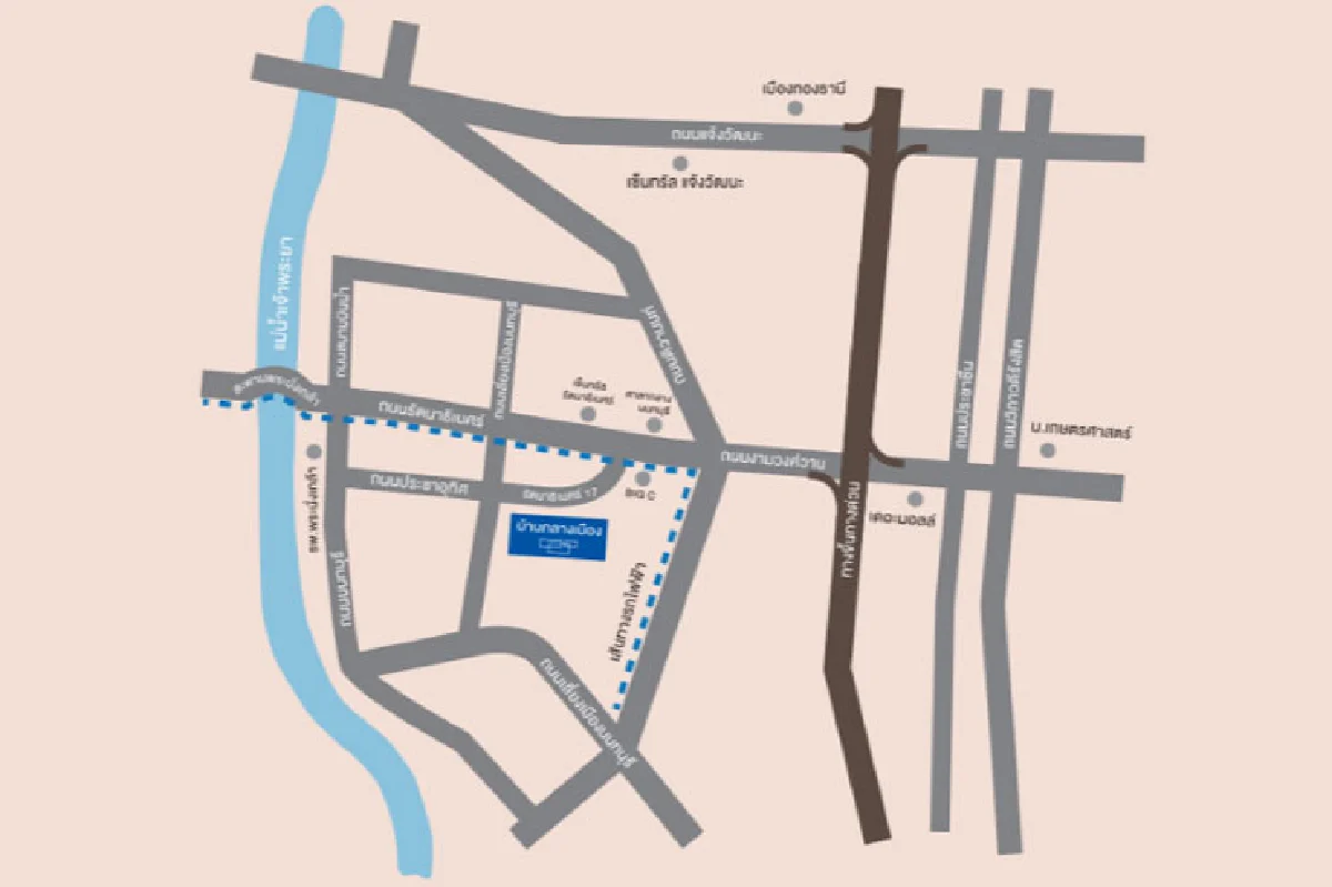บ้านกลางเมือง รัตนาธิเบศร์ Baan Klang Mueng  Rattanatibet