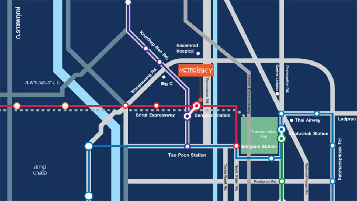 เมโทร สกาย ประชาชื่น Metro Skry Prachachuen