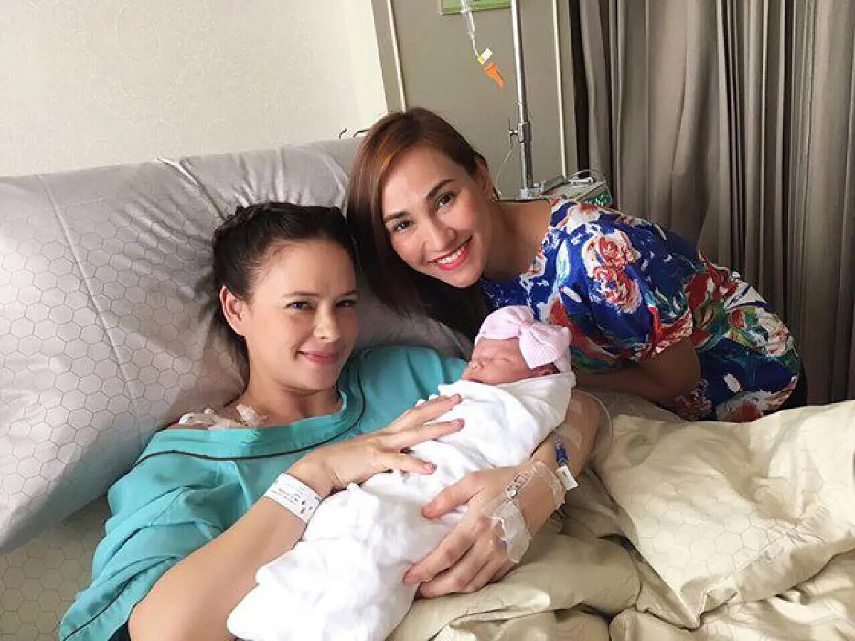 สุดอบอุ่น! แก๊งนางฟ้ารับขวัญหลาน น้องริชา ลูกสาว แอน-ภูริ