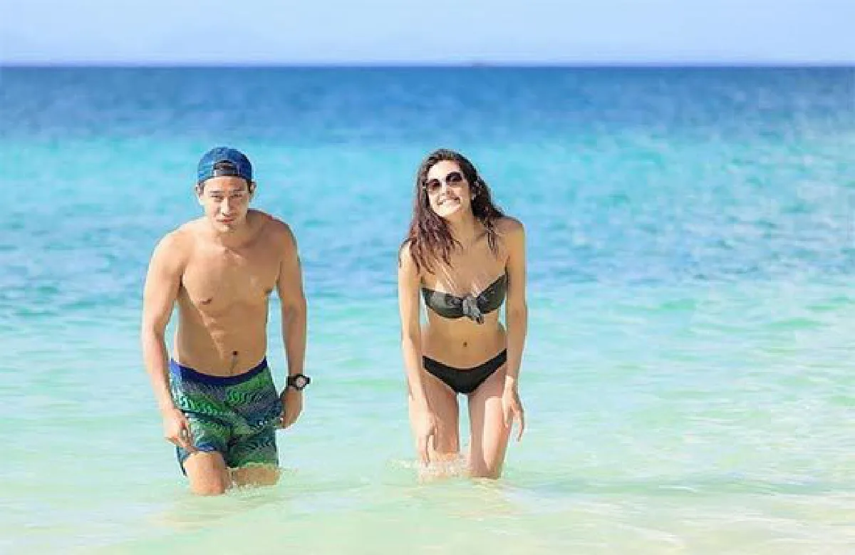 เปิดตัวแล้ว? ป้อง ณวัฒน์ สวีทแนบชิด เอเลน่า นางแบบสุดเซ็กซี่