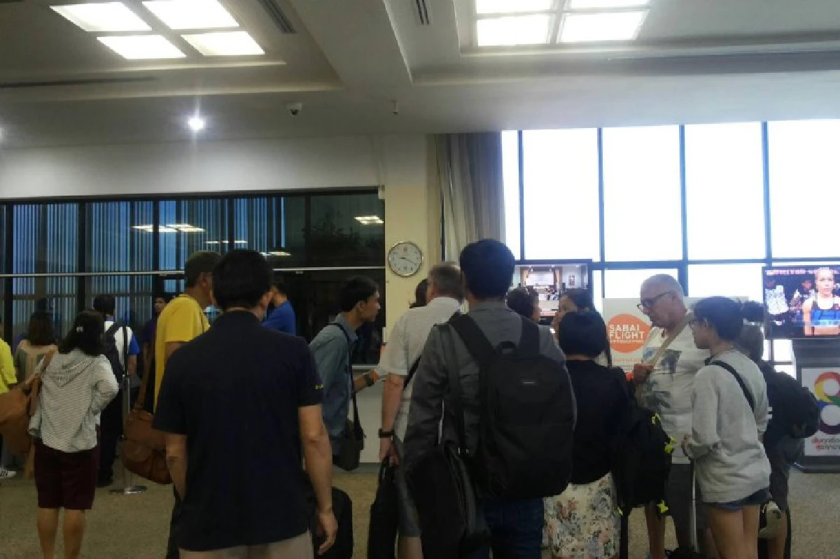 ไทยสมายล์เครื่องขัดข้องที่ขอนแก่นทำเที่ยวบินดีเลย์