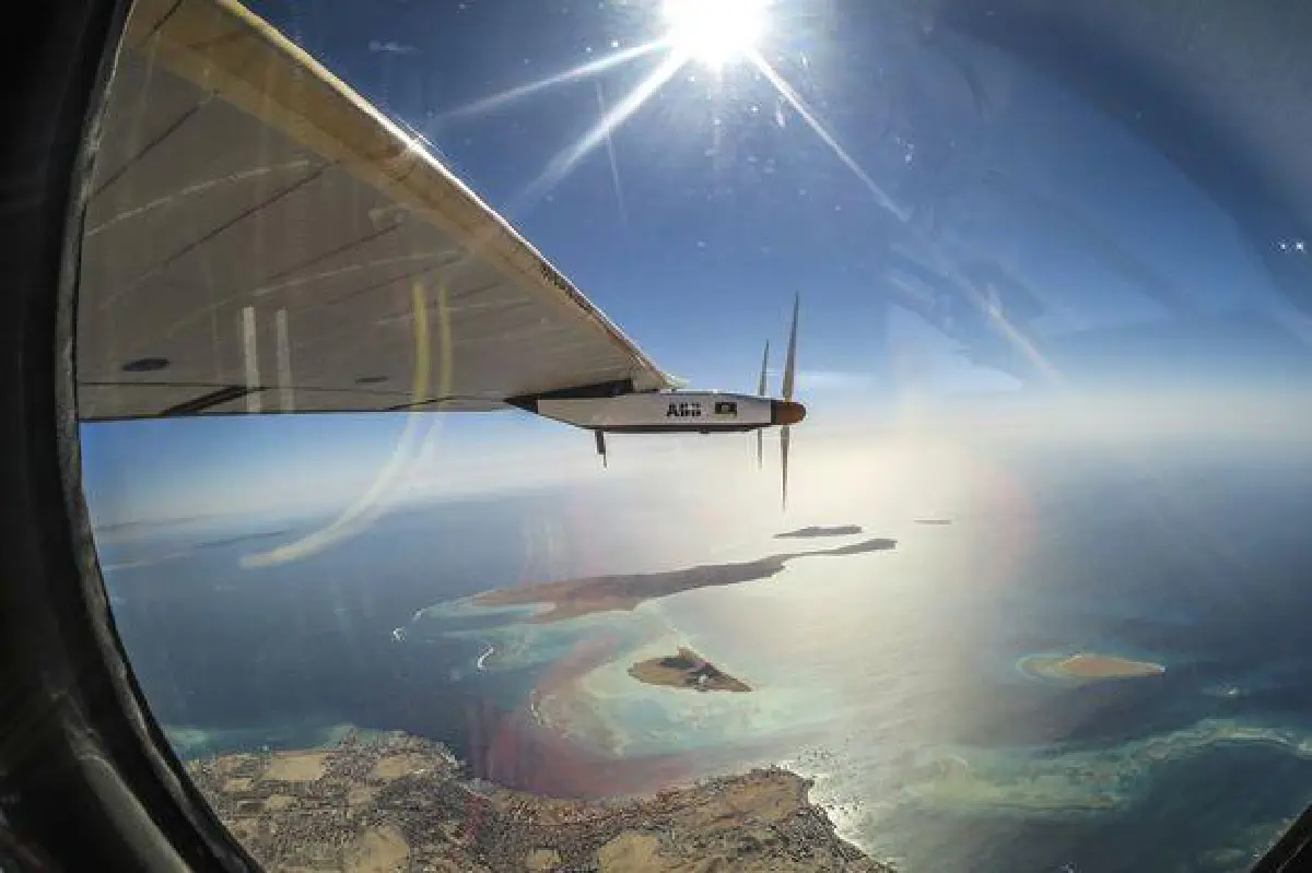 Solar plane completes epic round-the-world trip