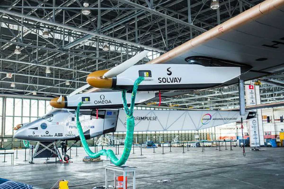 Solar plane completes epic round-the-world trip