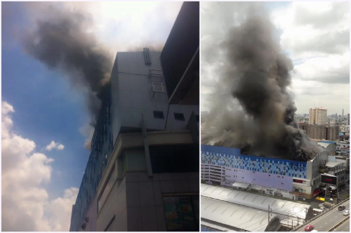 ไฟไหม้เมเจอร์ปิ่นเกล้า เจ้าหน้าที่เข้าระงับเหตุแล้ว