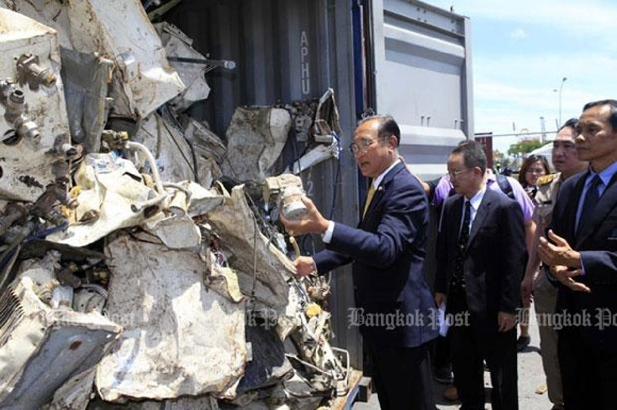 196 tonnes of hazardous waste being sent back to Japan