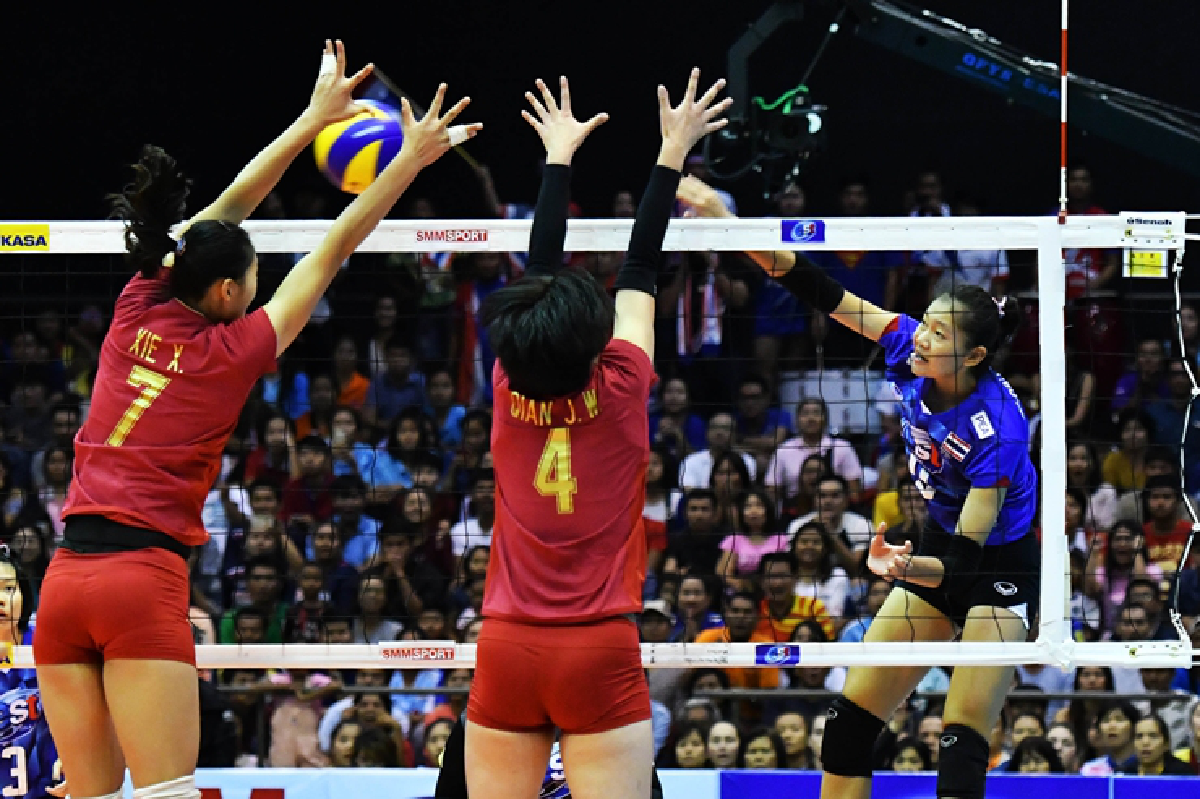 สาวไทยพ่ายจีนชิงที่ 3 ลูกยางยู-19