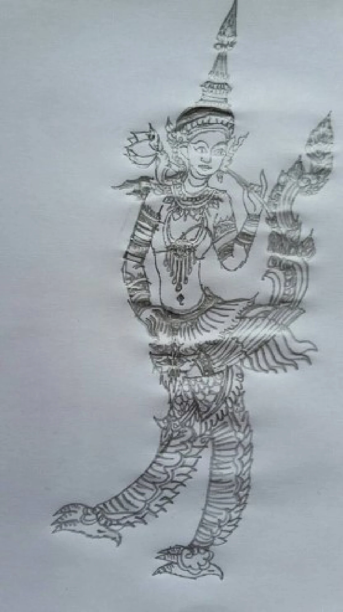 "น้องไอซ์" เด็กป.1 มากพรสวรรค์ วาดภาพพุทธประวัติสุดงดงาม