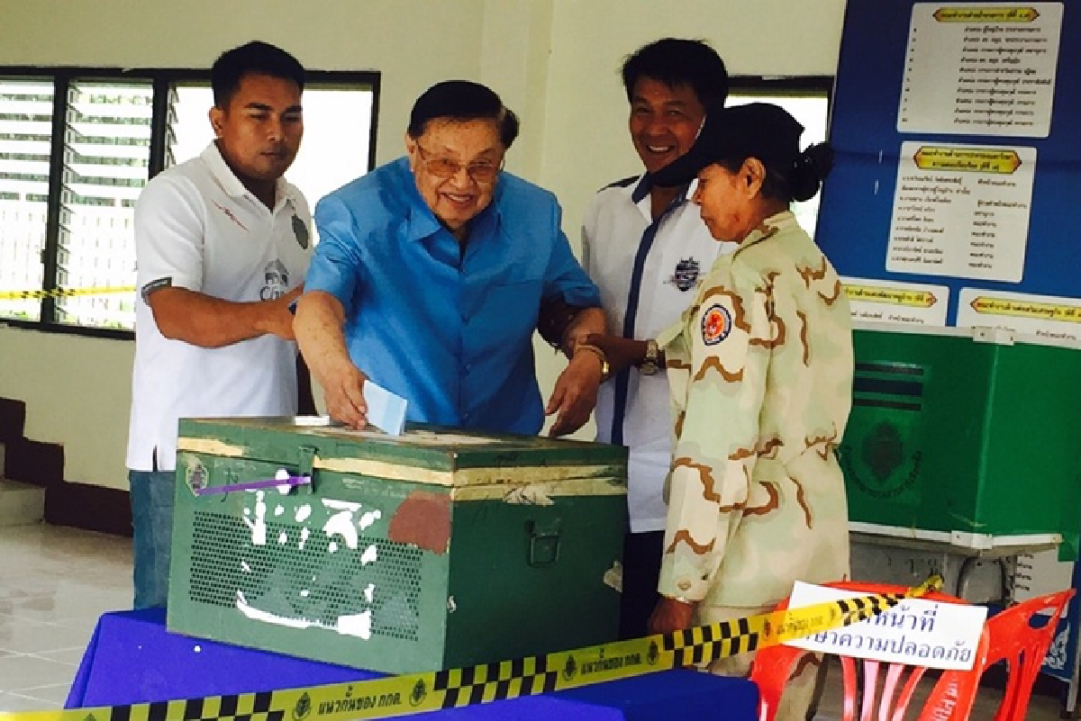 "อนุทิน"ชวนคนไทยลงประชามติกำหนดอนาคตประเทศ