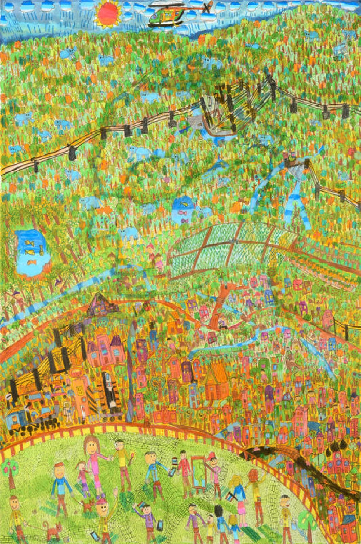 ภาพวาด ‘ประเทศไทยในฝัน’