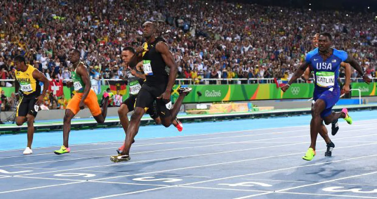 Olympics 100m: First gold medal in three Olympics: 2008, 2012, 2016