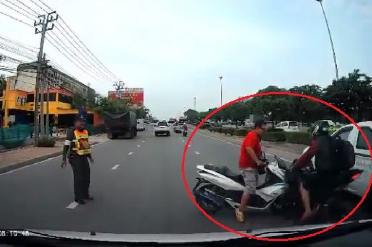 ทำผิดอย่าหนี!หนุ่มซิ่งหนีตร.หลังถูกเรียกให้จอดสุดท้ายชนผู้บริสุทธิ์ ทำผิดอย่าหนี!หนุ่มซิ่งหนีตร.หลังถูกเรียกให้จอดสุดท้ายชนผู้บริสุทธิ์