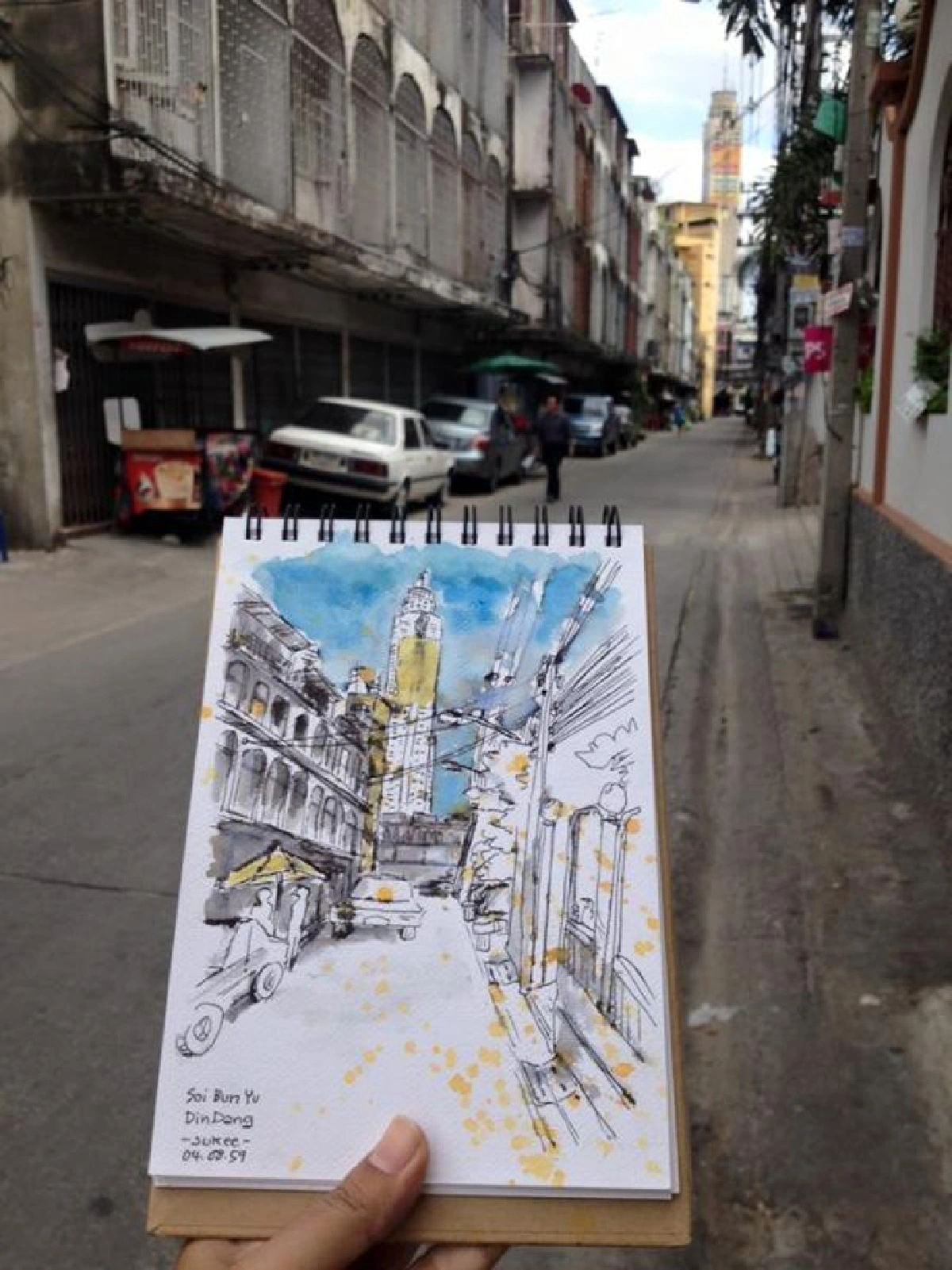 Bangkok Sketchers บันทึกเมืองด้วยภาพวาด