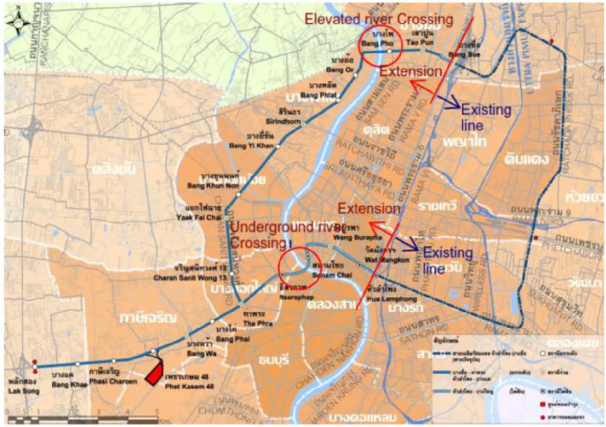 Blue line extension: Station art, Thonburi link & city loop coming soon