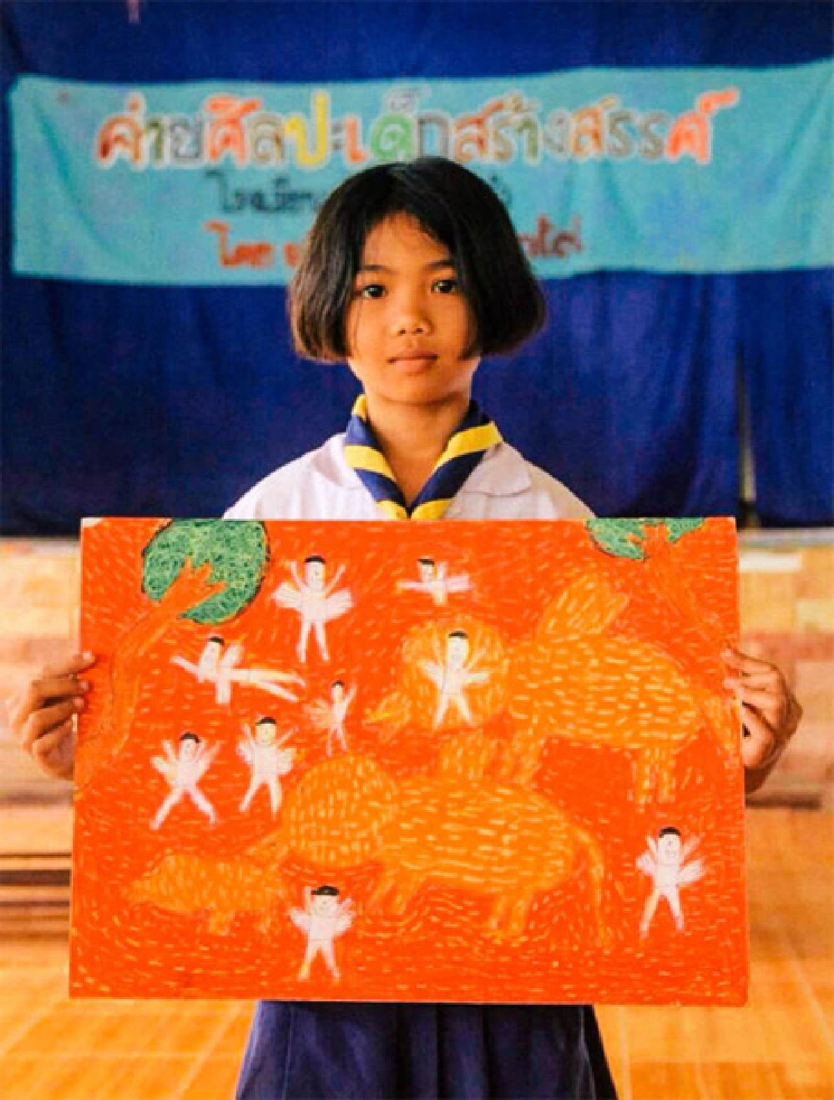 ศิลปินไทยรุ่นจิ๋วโชว์แจ๋ว งานศิลปะเด็กนานาชาติ ประเทศญี่ปุ่น