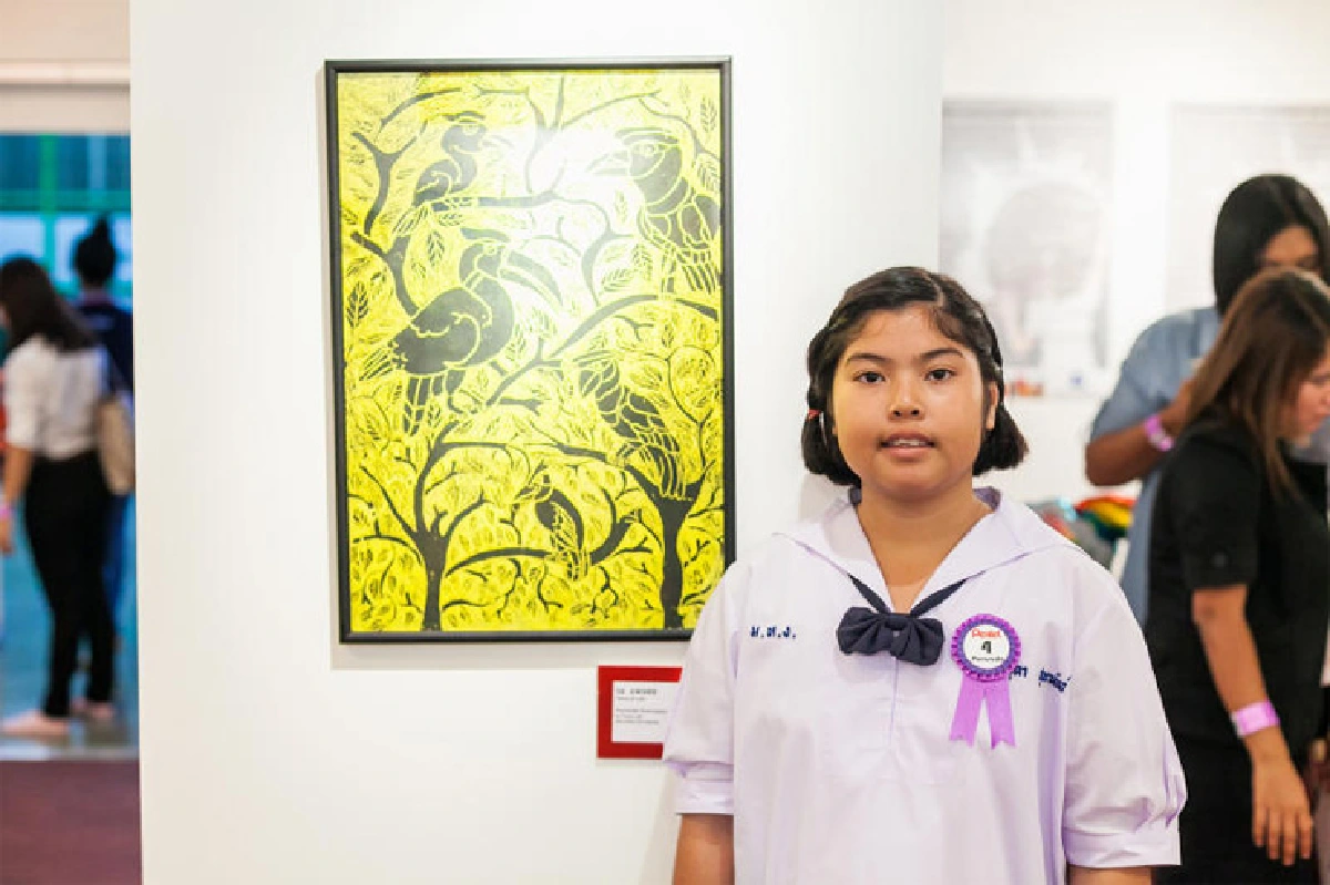 ศิลปินไทยรุ่นจิ๋วโชว์แจ๋ว งานศิลปะเด็กนานาชาติ ประเทศญี่ปุ่น