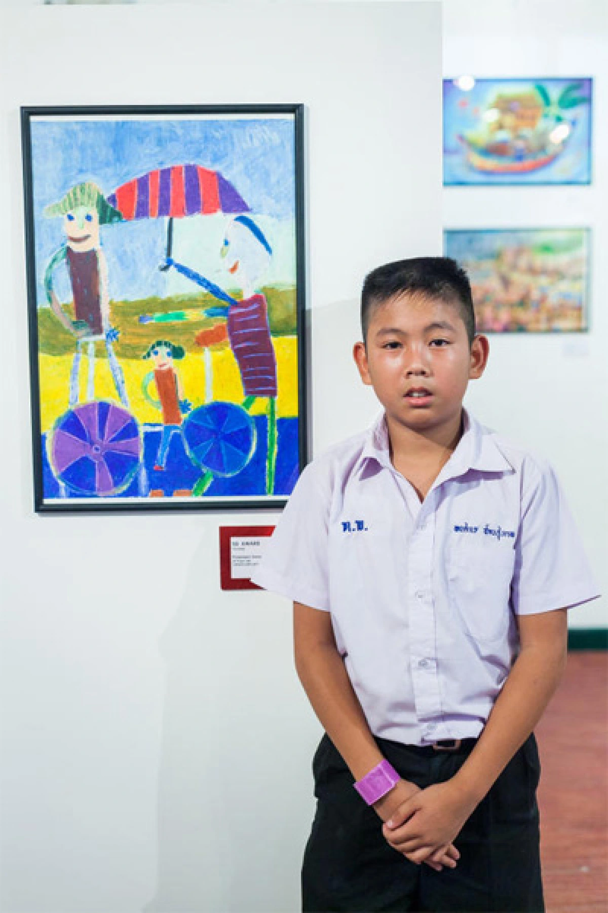 ศิลปินไทยรุ่นจิ๋วโชว์แจ๋ว งานศิลปะเด็กนานาชาติ ประเทศญี่ปุ่น