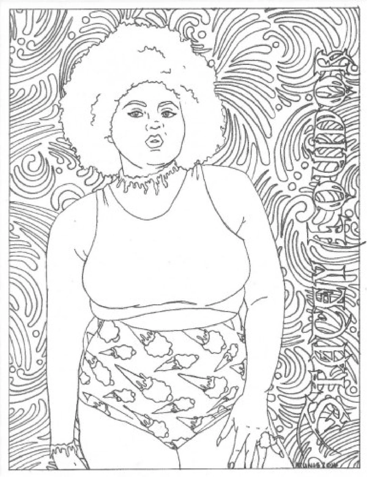 สมุดภาพระบายสีที่จะทำให้คุณรักรูปร่างของตัวเอง