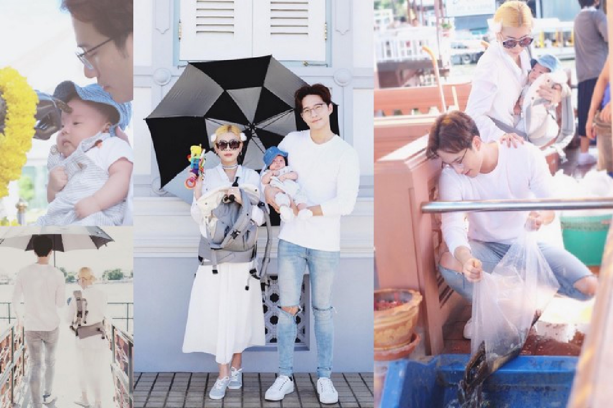 ครอบครัวสุขสันต์! บี้-กุ๊บกิ๊บ กระเตงลูกทำบุญไหว้พระ ครอบครัวสุขสันต์! บี้-กุ๊บกิ๊บ กระเตงลูกทำบุญไหว้พระ