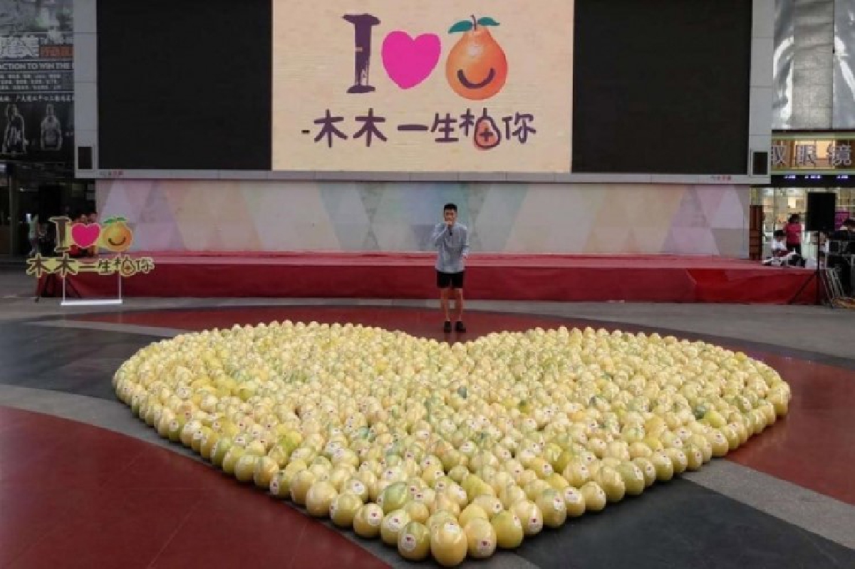 หนุ่มจีนบอกรักสาวด้วยส้มโอ 999 ลูก แต่ถูกปฏิเสธ! ด้านจีนมุงได้ส้มโอฟรี หนุ่มจีนบอกรักสาวด้วยส้มโอ 999 ลูก แต่ถูกปฏิเสธ! ด้านจีนมุงได้ส้มโอฟรี
