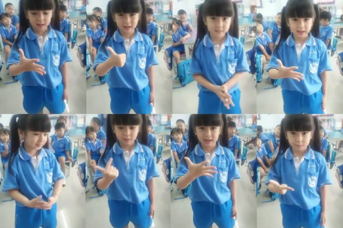 น่ารักมาก..หนูน้อยอนุบาลโชว์เทคนิคบวก-ลบเลขสุดเทพ