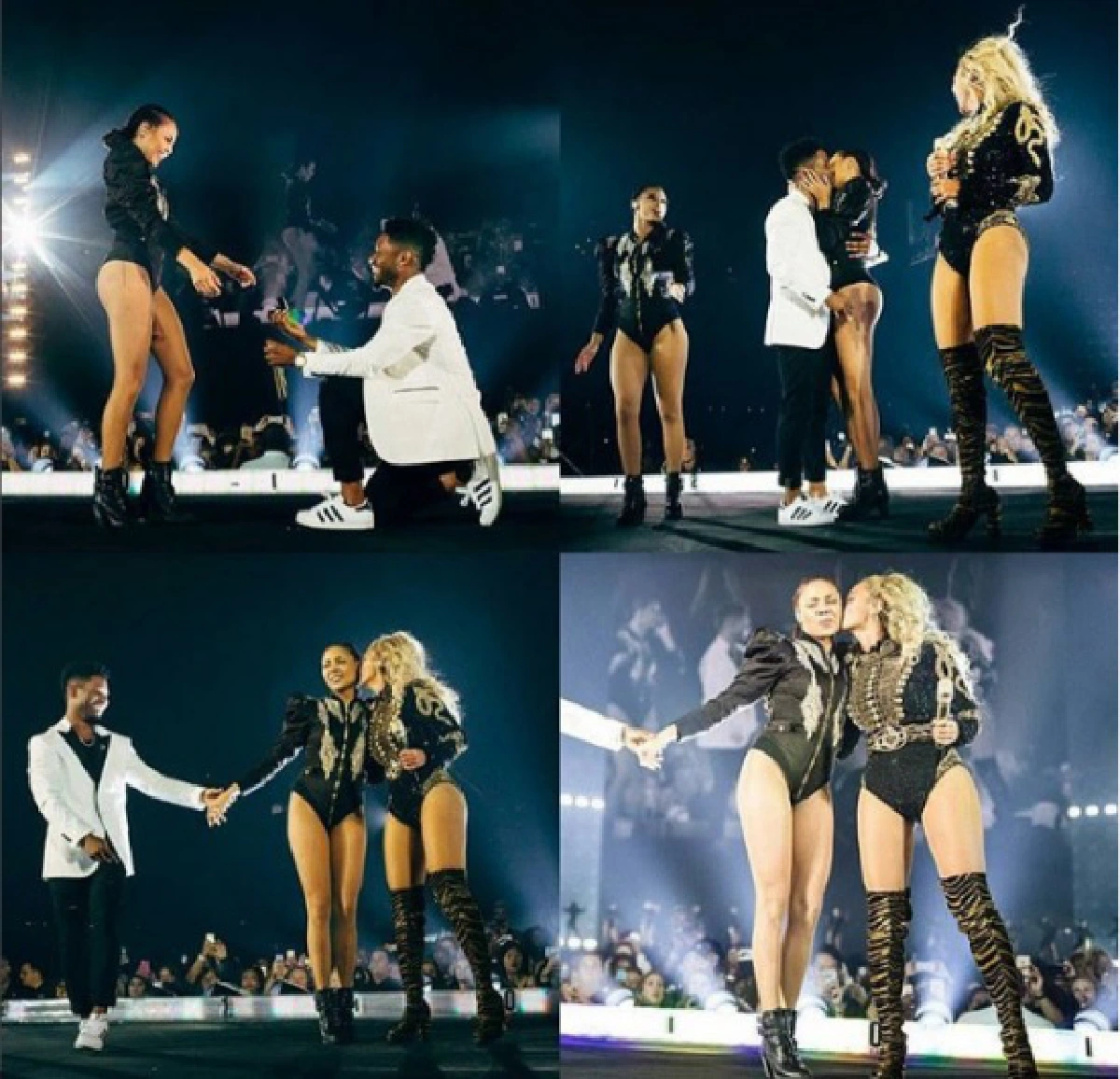 บียอนเซ่ จัดให้! ช่วยคู่รักแดนเซอร์ขอหมั้นกลางคอนเสิร์ต (มีคลิป)