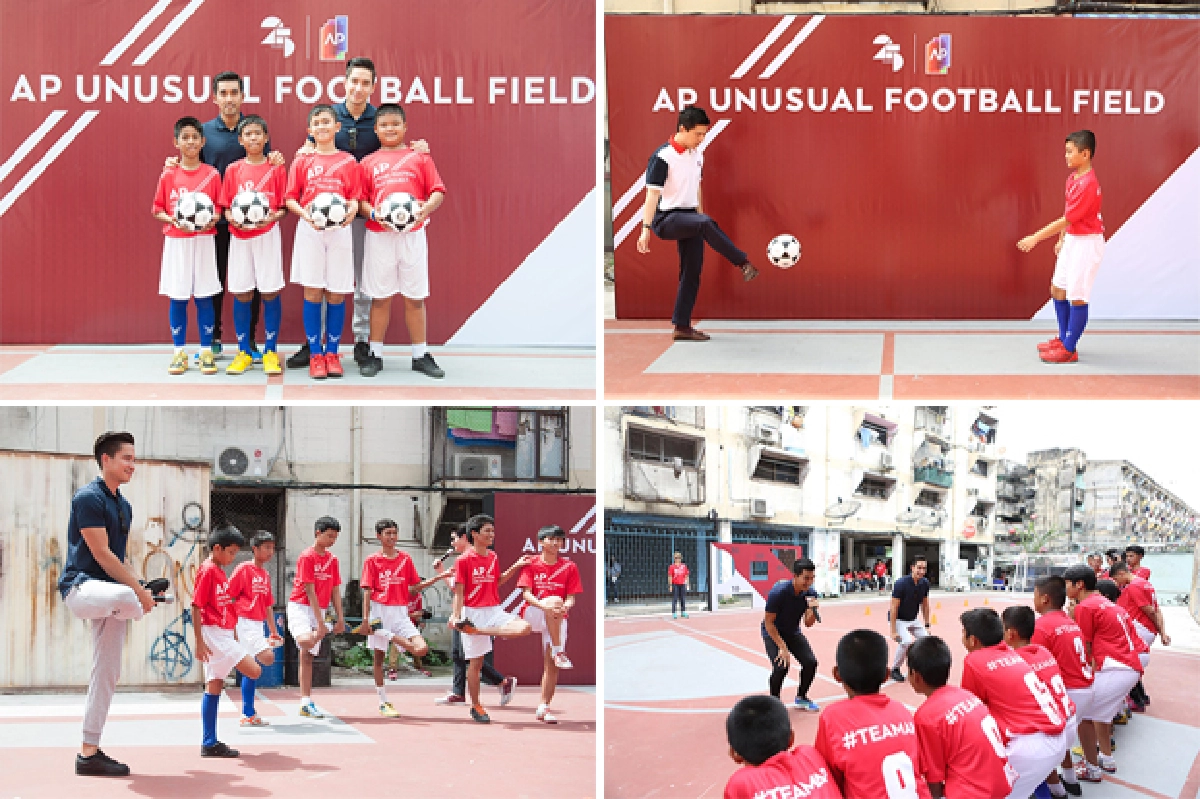 ‘เอพี ไทยแลนด์’ มอบ ‘AP Unusual Football Field’ เพื่อเยาวชนและชาวชุมชนคลองเตย