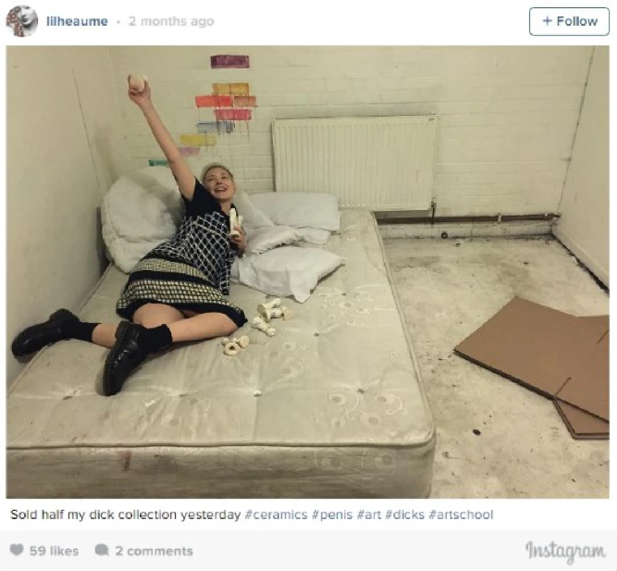 ศิลปินสาวปั้นเซรามิกน้องชายของทุกคนที่เธอเคยนอนด้วย!