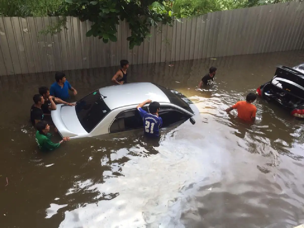 "จอดรถชั้นใต้ดินแล้วน้ำท่วม"เหตุสุดวิสัยนี้ใครรับผิดชอบ?