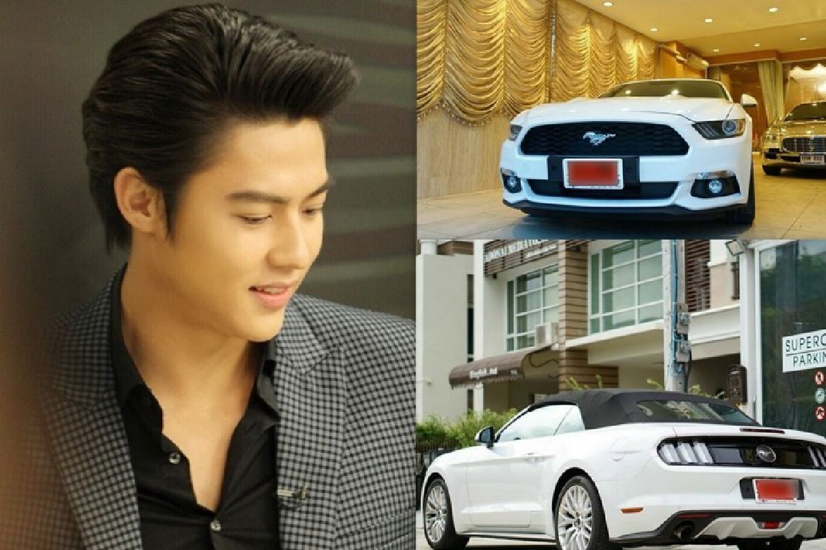 หล่อและรวยมาก! หมาก ปริญ ถอยรถหรูคันใหม่มัสแตงสีขาว หล่อและรวยมาก! หมาก ปริญ ถอยรถหรูคันใหม่มัสแตงสีขาว