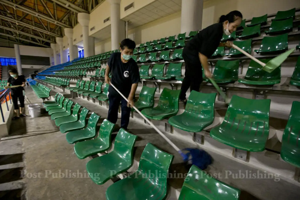 "อาคารกีฬาเวสน์1"ที่พักฟรีกทม.จัดให้คนตจว.มาร่วมแสดงความอาลัย