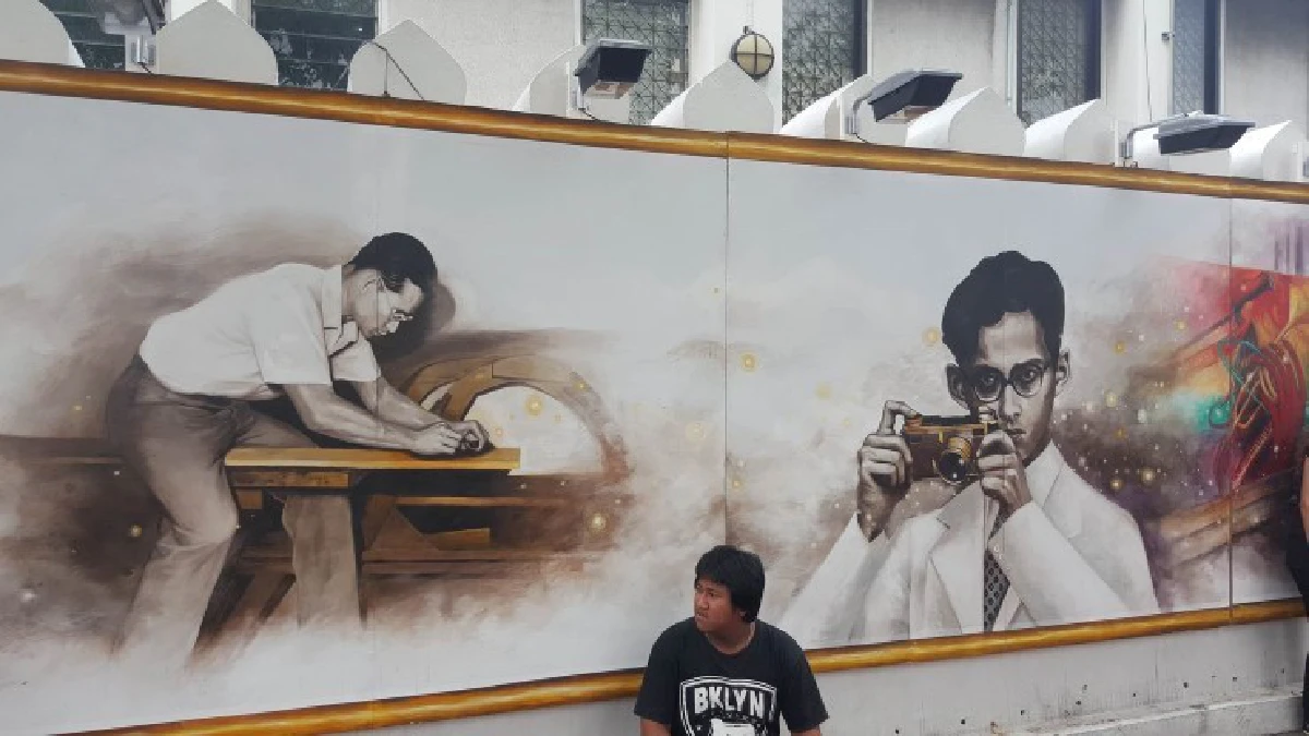 "อัครศิลปิน"จิตรกรรมบนกำแพง งานศิลป์จากหัวใจนศ.ศิลปากร