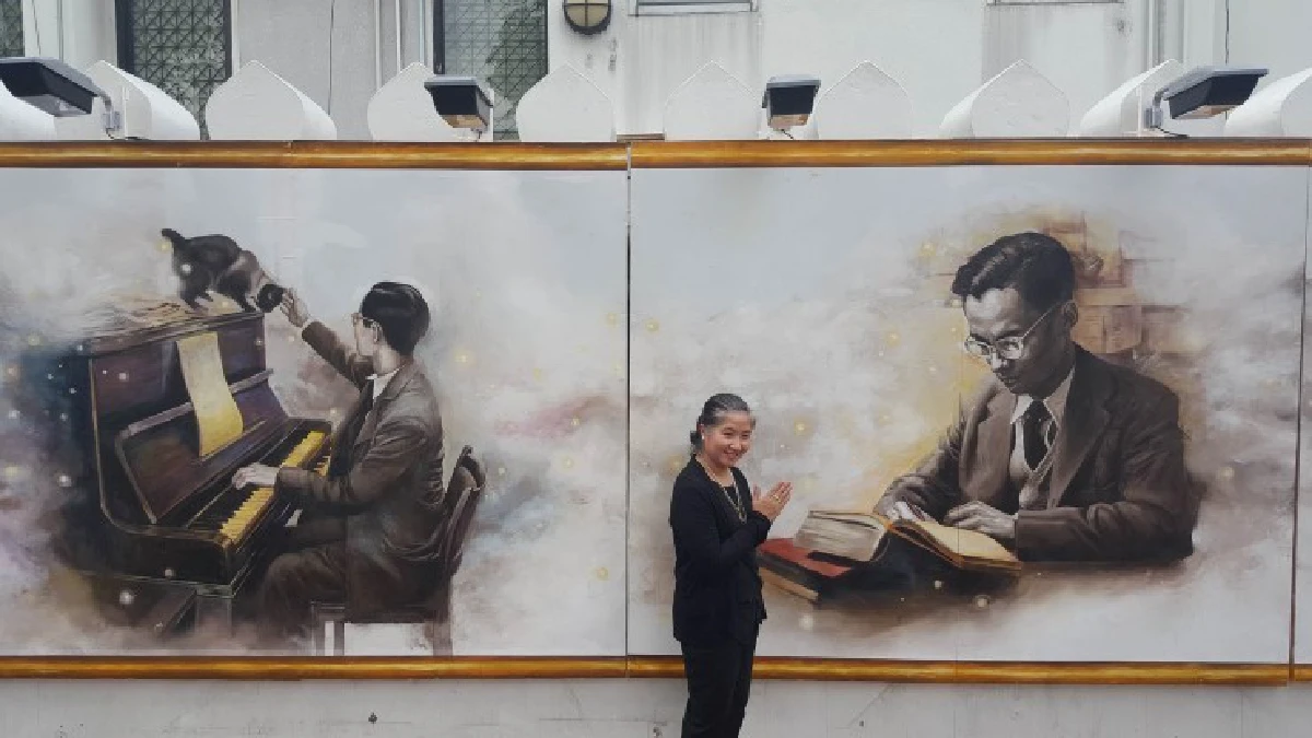 "อัครศิลปิน"จิตรกรรมบนกำแพง งานศิลป์จากหัวใจนศ.ศิลปากร