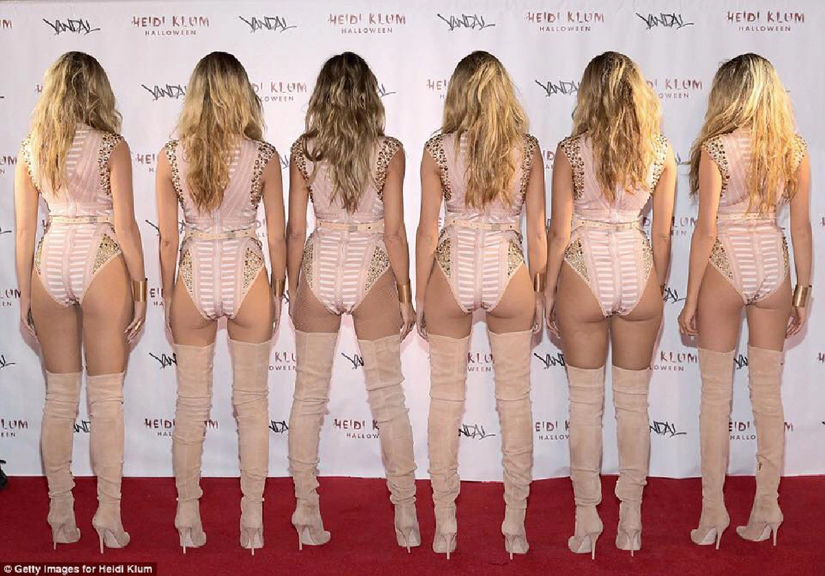 หลอกซ้ำหลอกซ้อน! Heidi Klum โคลนนิ่งเป็นตัวเองฉลองฮาโลวีน