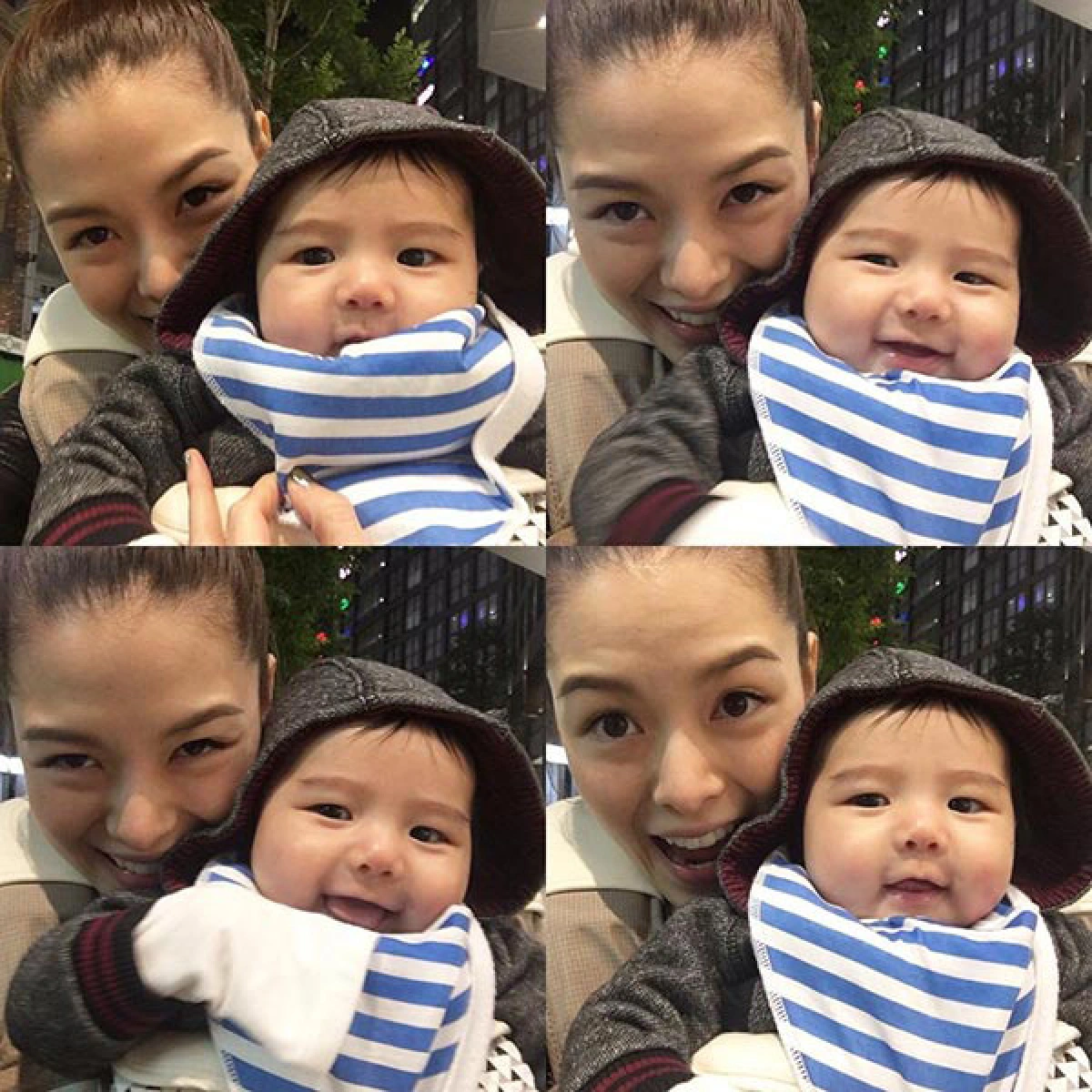 น้องดีแลน ลูกชาย ลีเดีย-แมทธิว ใส่ชุดหมีขาวเที่ยวญี่ปุ่นครั้งแรก