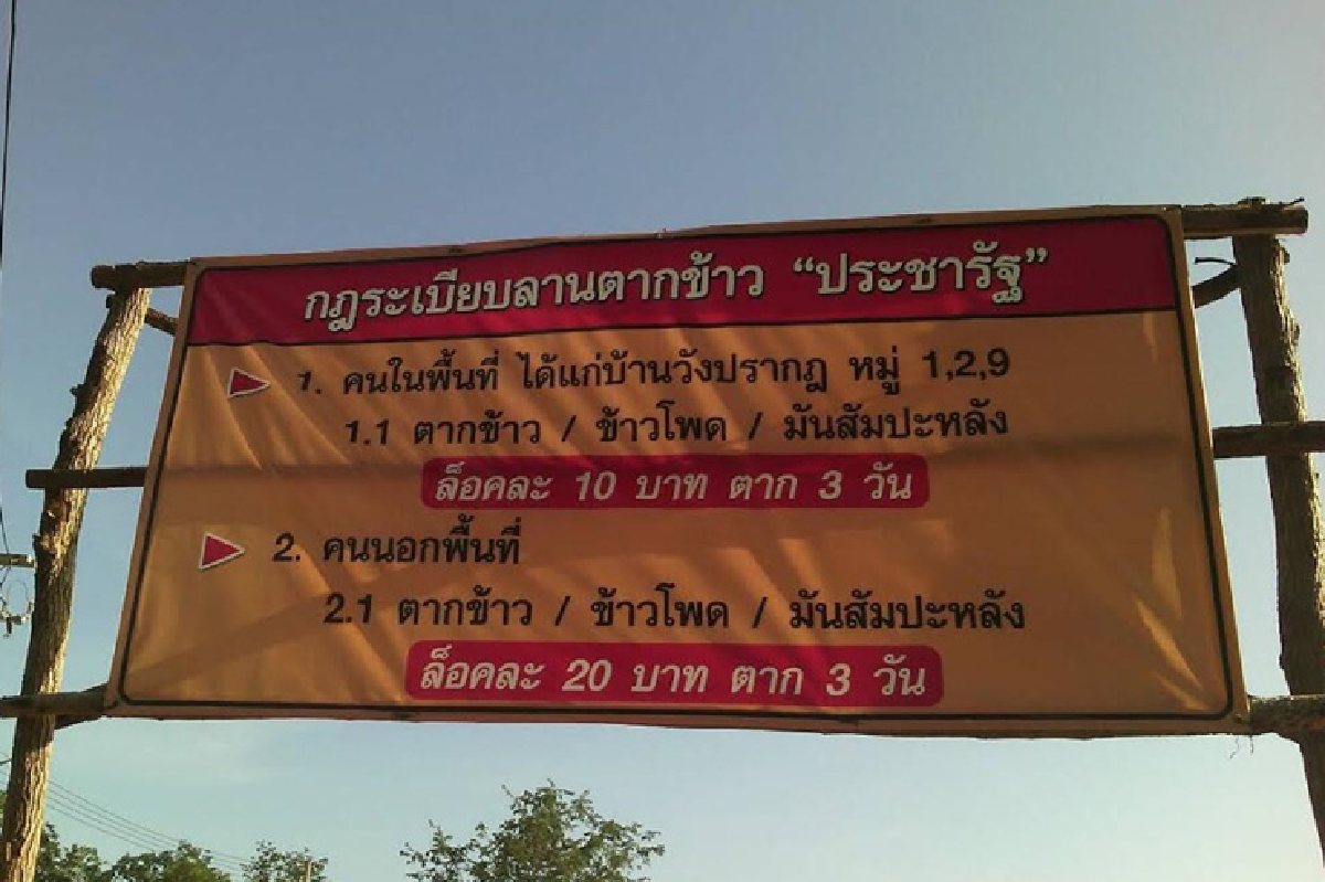 โวย!ลานตากข้าวประชารัฐเก็บค่าบริการซ้ำเติมชาวนา โวย!ลานตากข้าวประชารัฐเก็บค่าบริการซ้ำเติมชาวนา