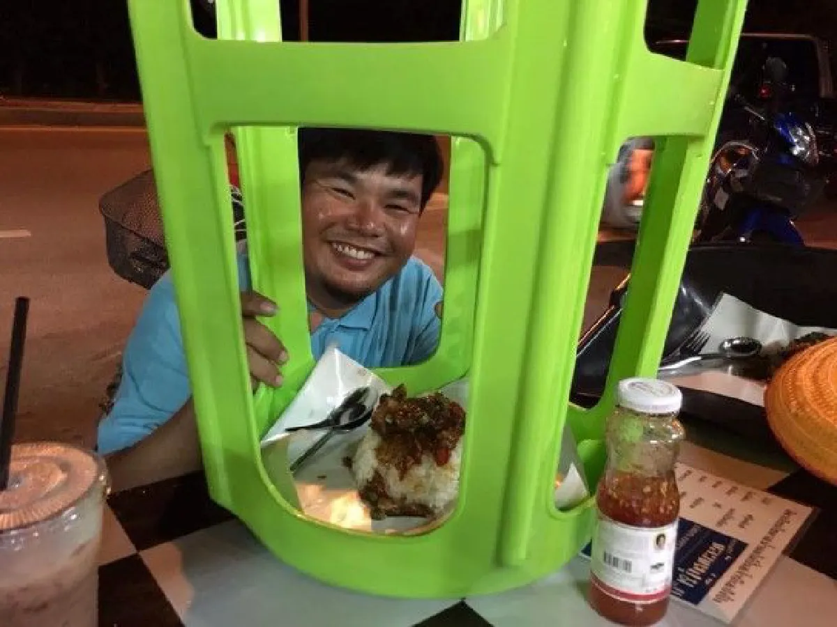ไอเดียบรรเจิด!ร้านอาหารเมืองจันทน์ใช้ภาชนะสุดแปลกเสิร์ฟลูกค้า