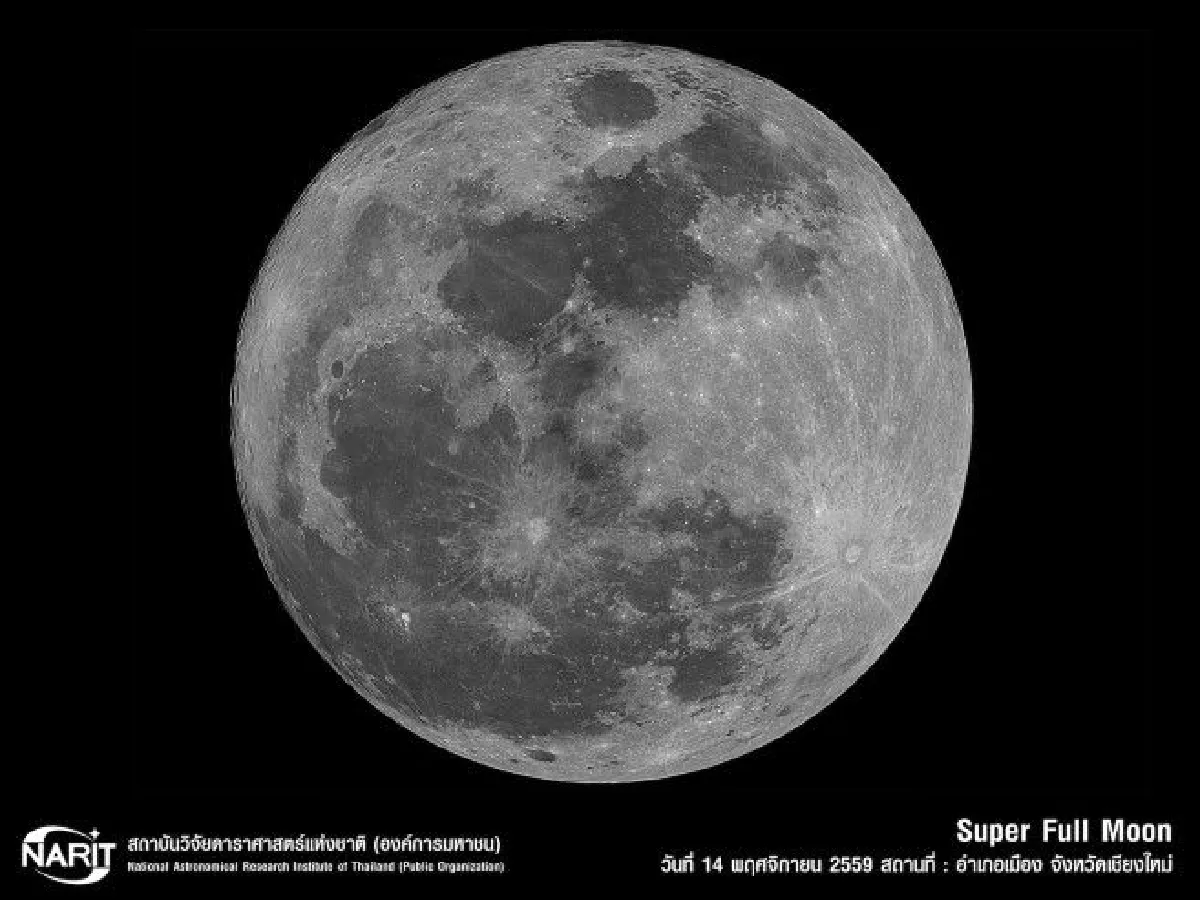 สดร.เผยภาพเปรียบเทียบดวงจันทร์ใกล้-ไกลที่สุดในรอบปี59