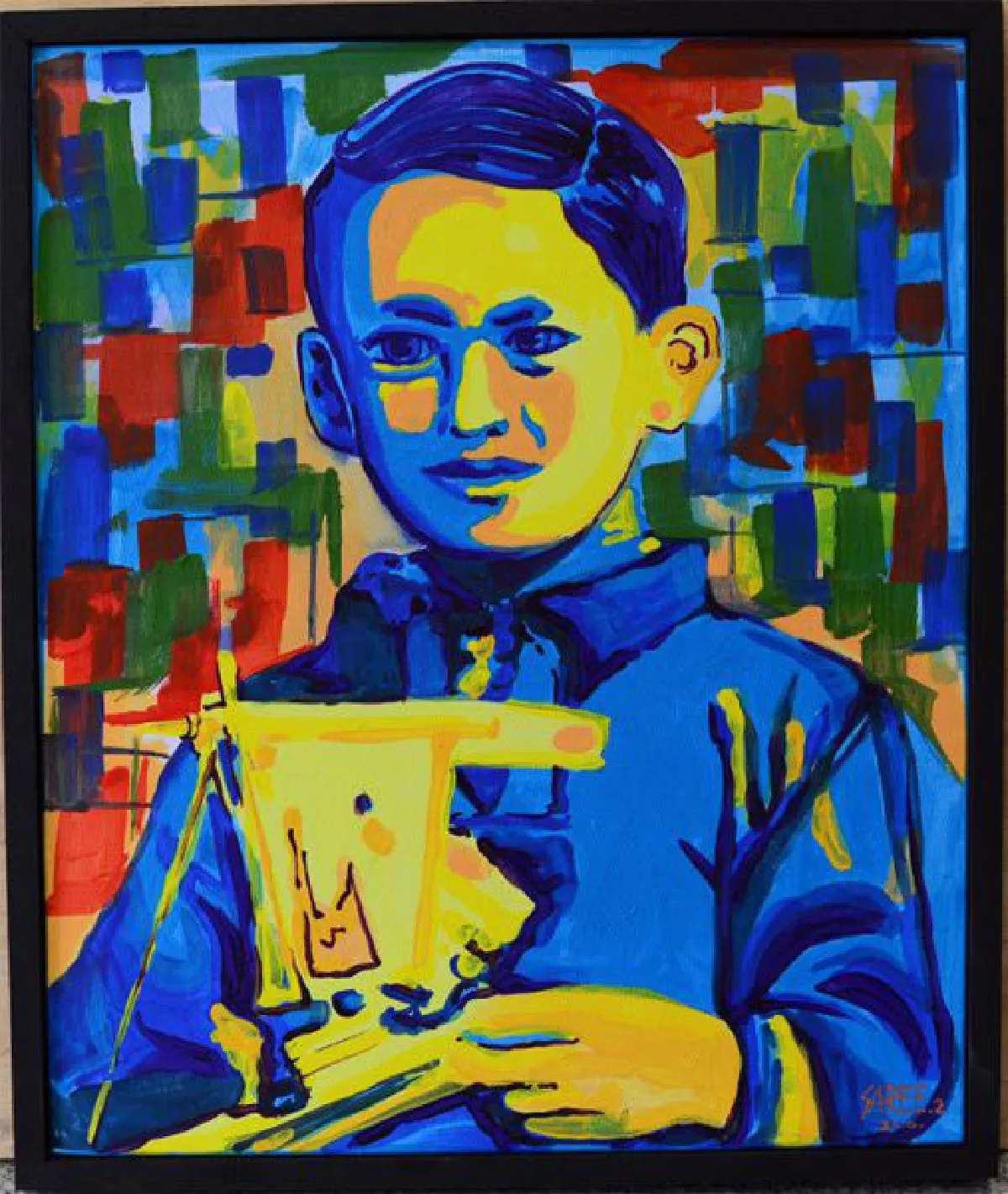 ศิลปิน (เล็กๆ) วาดพระบรมสาทิสลักษณ์