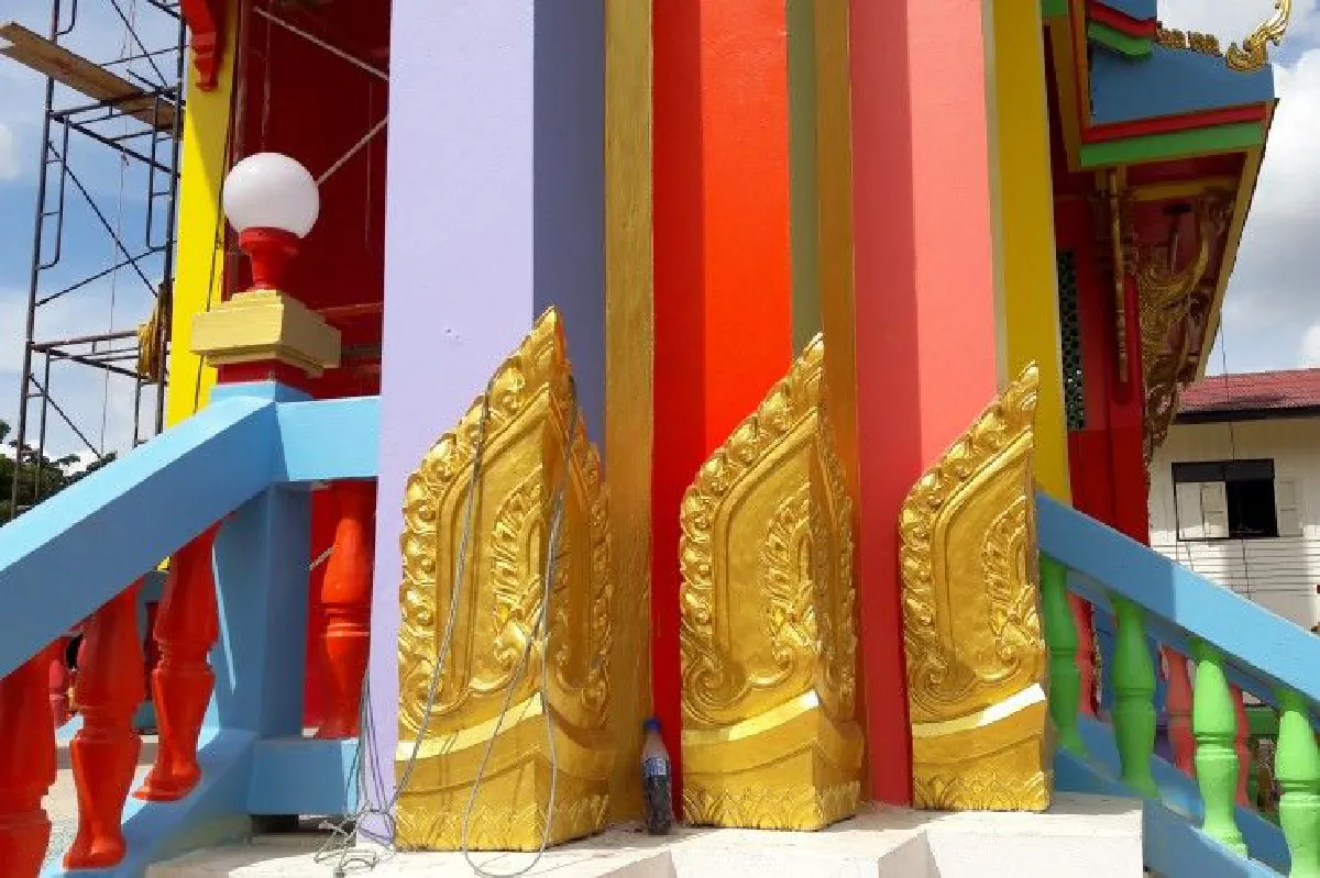 ฮือฮา!วัดดังโคราชสร้าง "เมรุ7สี"  แฝงธรรมะ