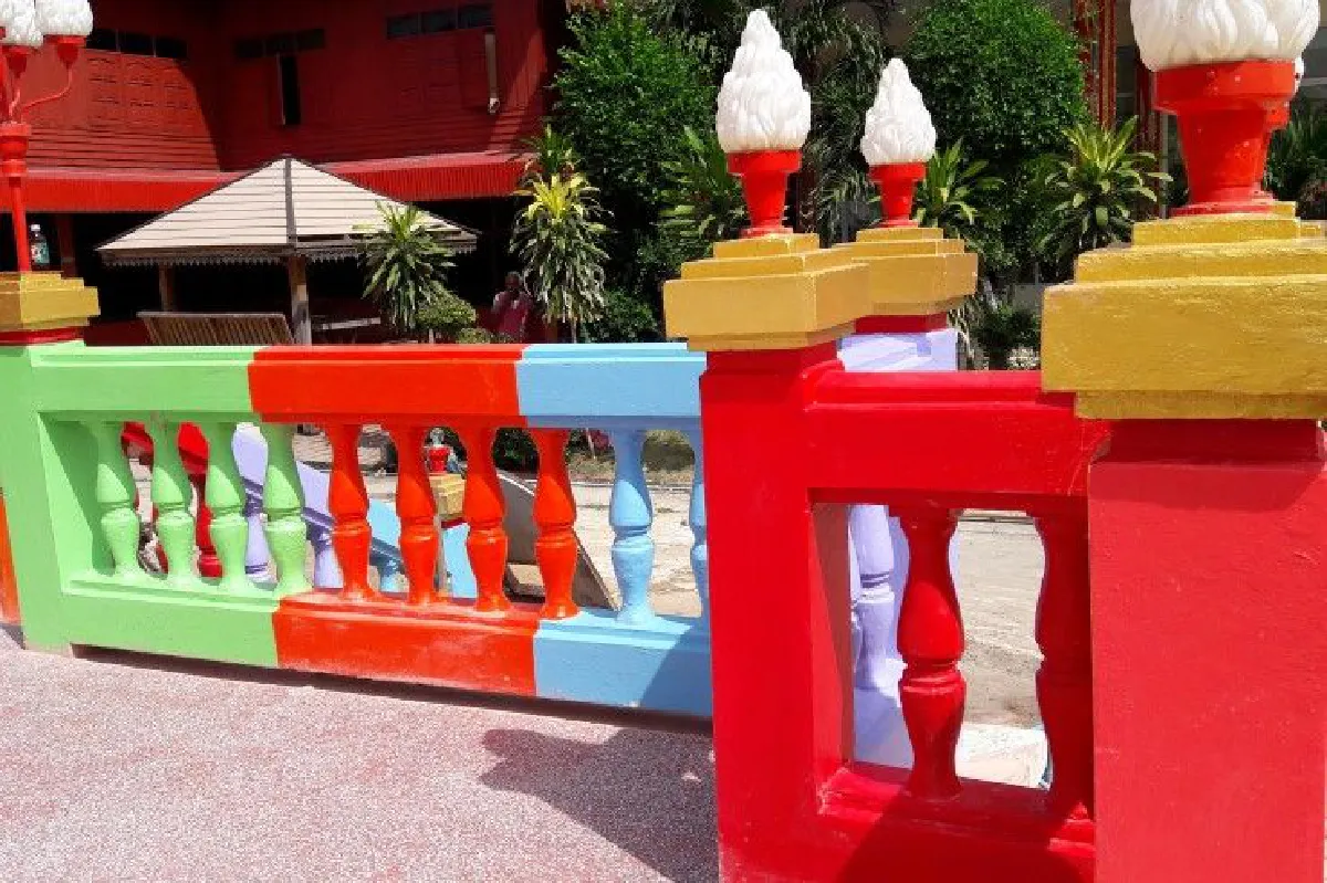 ฮือฮา!วัดดังโคราชสร้าง "เมรุ7สี"  แฝงธรรมะ