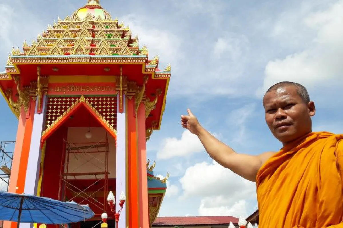 ฮือฮา!วัดดังโคราชสร้าง "เมรุ7สี"  แฝงธรรมะ