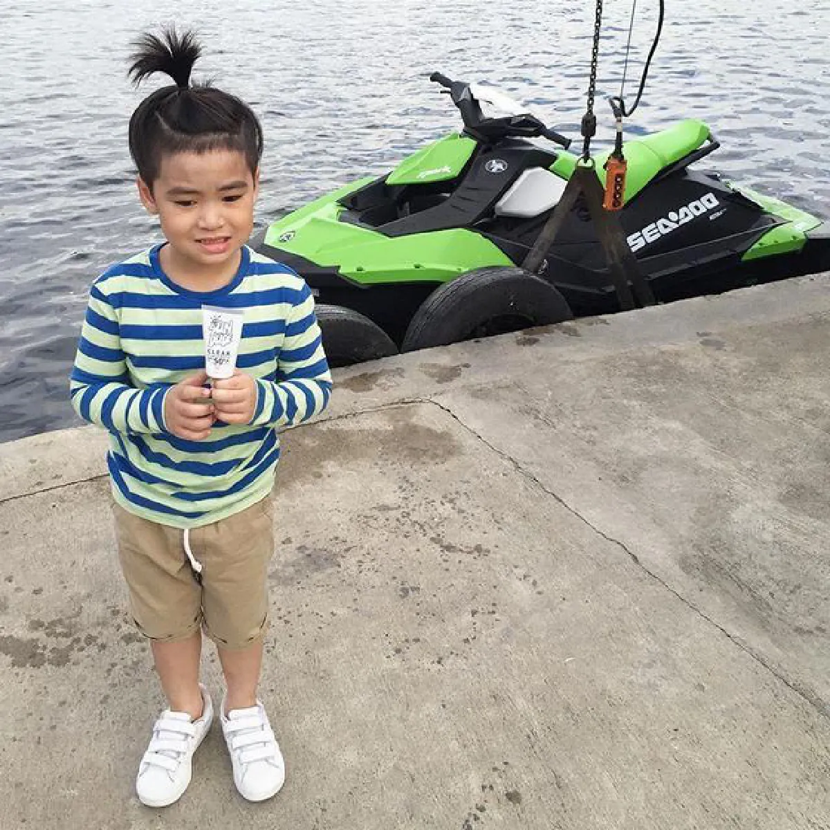 แชมป์โลกพึงระวัง! น้องออก้า วัย 5 ขวบ โชว์ลีลาขับเจ็ทสกีครั้งแรก