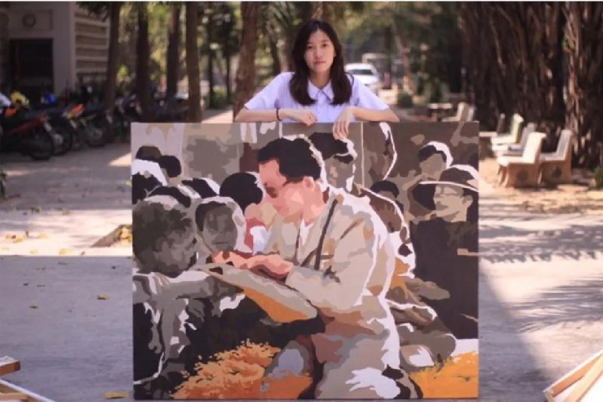 พระบรมสาทิสลักษณ์ ในหลวงรัชกาลที่ 9 จากแรงบันดาลใจของเด็กๆ