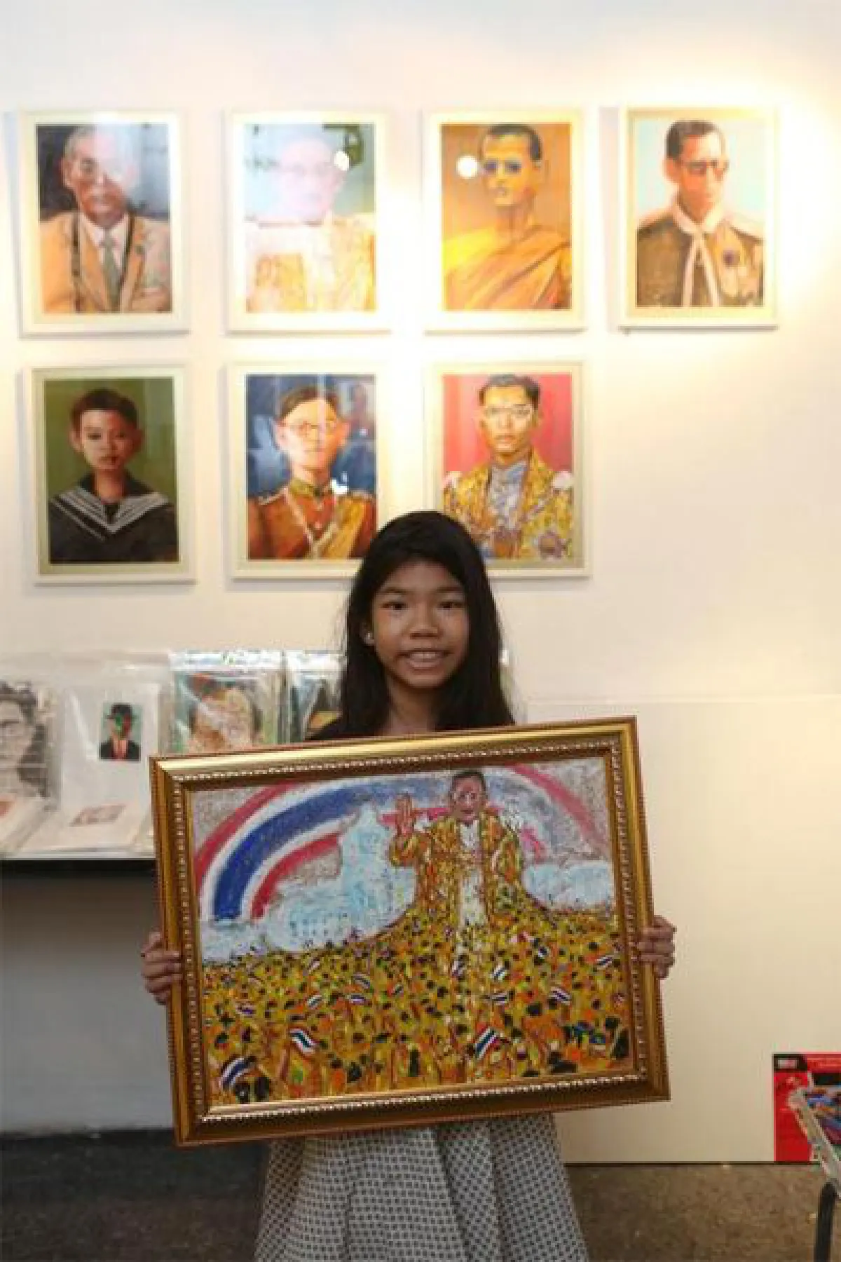 พระบรมสาทิสลักษณ์ ในหลวงรัชกาลที่ 9 จากแรงบันดาลใจของเด็กๆ