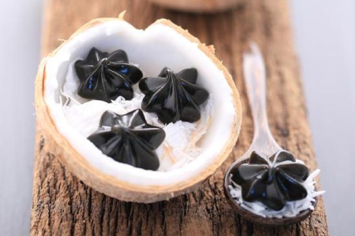 ขนมไทยหัวใจ minimal ขนมเปียกปูนกาบมะพร้าวกะทิสด