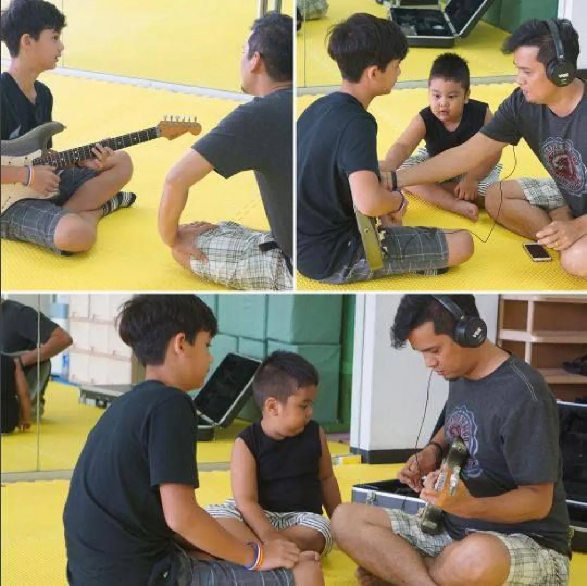 เจ๋งจริงลูกพ่อ! แมว จิรศักดิ์ สุดปลื้ม "น้องทิกเกอร์" เล่นดนตรีงานแรก