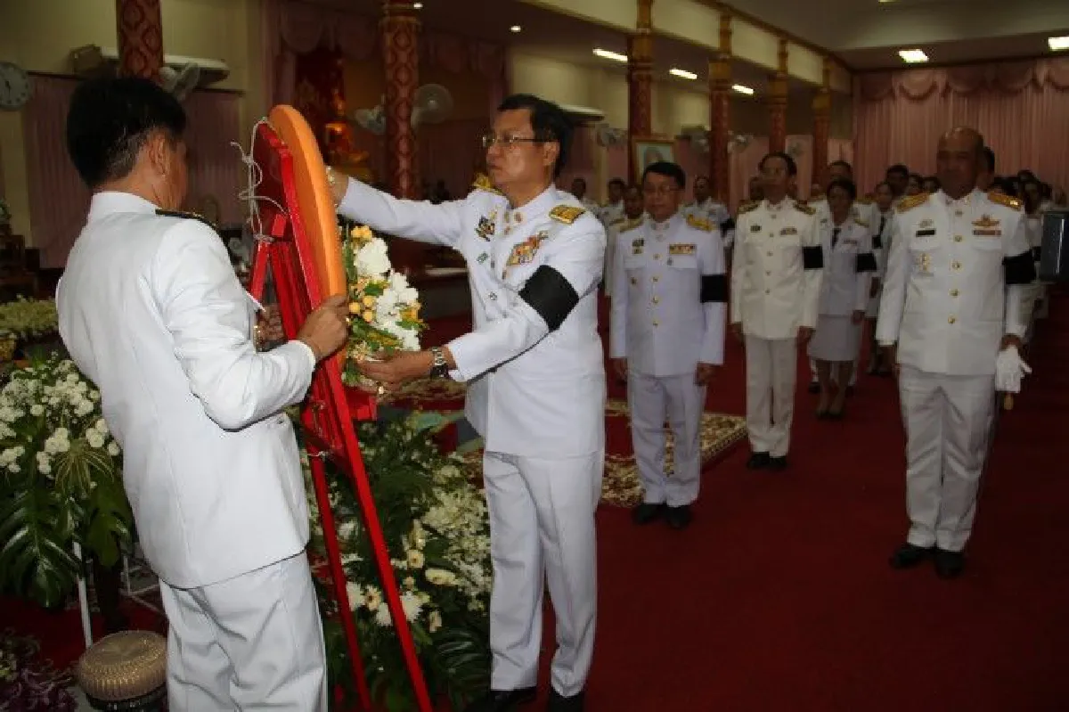 พระองค์ภาฯประทานพวงมาลางานศพ "หลวงปู่จันทร์ศรี"