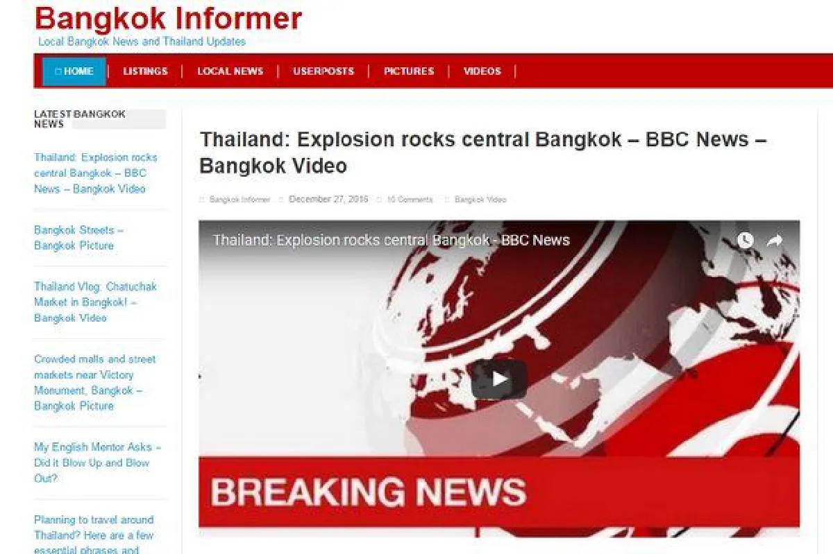 Facebook defends false 'bomb in Bangkok' alert (Updated)