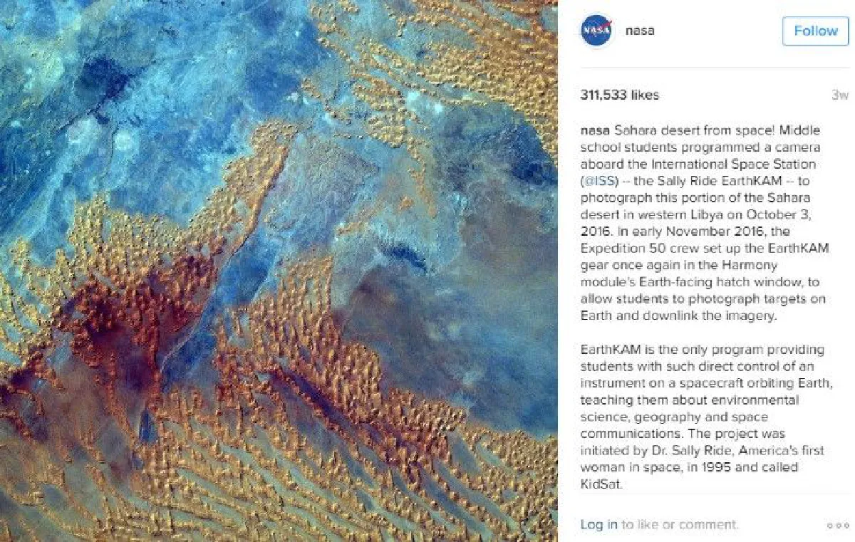 รวมภาพสุดทึ่งในห้วงอวกาศปี2016จากไอจีของนาซา